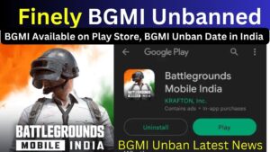 BGMI Unbanned BGMI Unbanned: BGMI Available on Play Store, BGMI Unban Date in India 2023 | BGMI आ गाय प्ले स्टोर पर जल्द करें डॉउनलोड