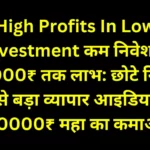 20231129 230911 0000 High Profits In Low Investment कम निवेश में उच्च लाभ: छोटे निवेश से बड़ा व्यापार आइडिया